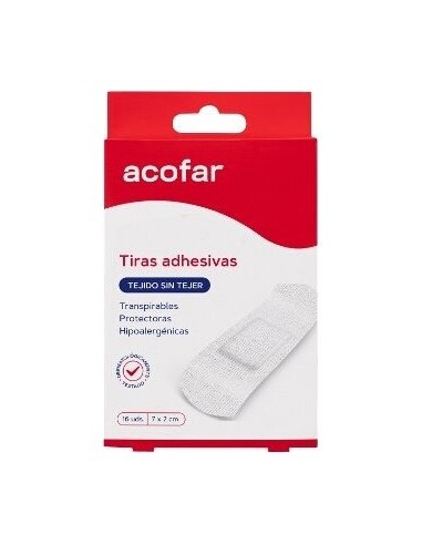 Acofar Apósito Adhesivo Hipoalergénico Tejido...