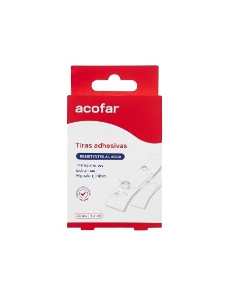 Acofar Tiritas Transparente Res Agua 20U