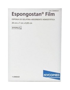 Espongostan Aposito Esteril Film 1 Lamina