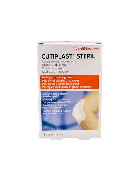 Cutiplast® Apósito Estéril 7,2 Cm X 5 Cm 5Uds