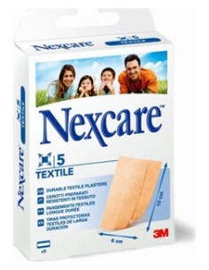 Nexcare® Textile Strips Tiras Adhesivas 10X6Cm 5Uds