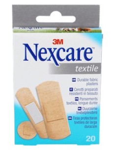 Nexcare® Textile Strips Tiras Adhesivas Surtido 20Uds
