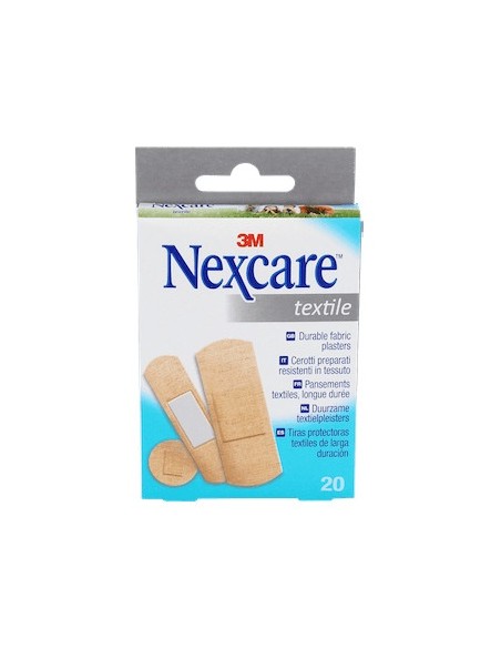 Nexcare® Textile Strips Tiras Adhesivas Surtido 20Uds