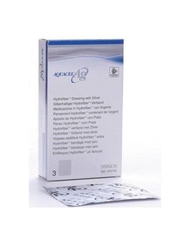 Aquacel Ag Plata 2,5X45 Cm 3 Apositos
