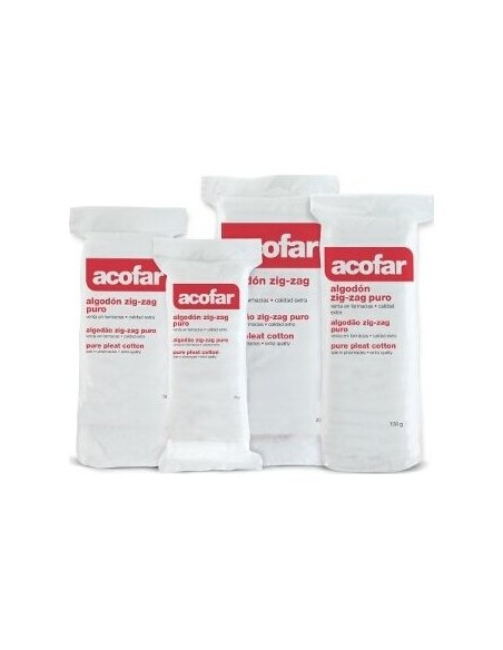Acofarma Algodon Zig-Zag Puro 25 Gr