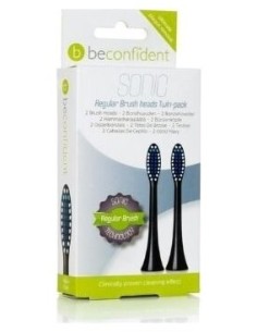 Beconfident Cabezal Regular Negro 2 Ud