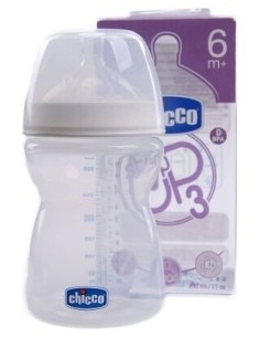 Chicco® Step Up 3 Biberón Tetina Silicona Boca Ancha 6M+...