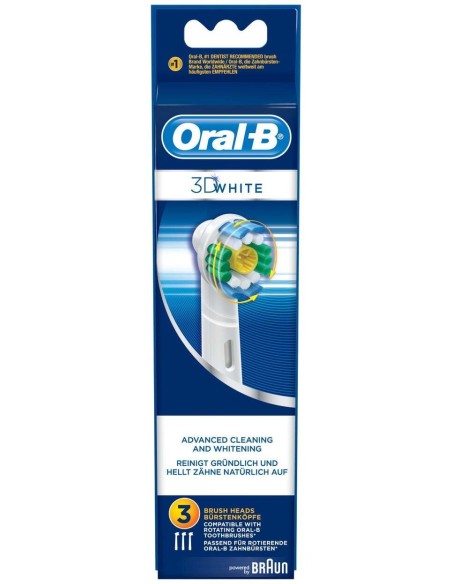 Recambio Cep El Oral B 3D White 3U
