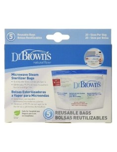 Dr. Brown'S 1 Bolsa Esterilizacion A Vapor Microondas 5Uds
