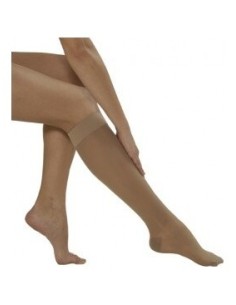 Medilast Media Corta Con Puntera Negra Compresión Normal T-L