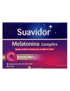 Suavidor Melatonina Complex 1Mg 30Comp