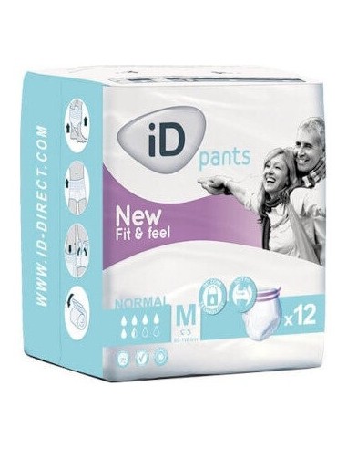 Id Pants Active Normal Mediano 12 Uds