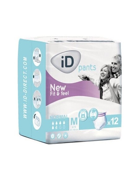 Id Pants Active Normal Mediano 12 Uds