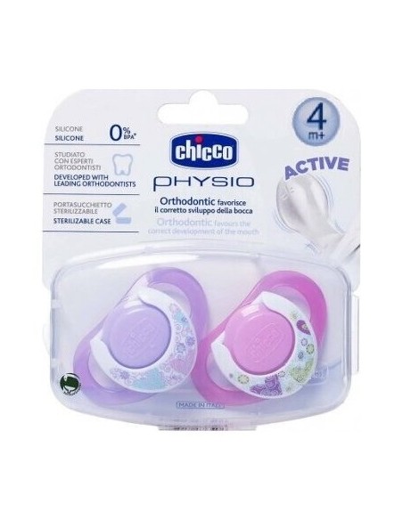 Chicco® Chupete Physio Air Tetina Látexc 6-12 Meses 2Uds