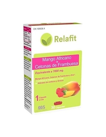 Relafit Mango Africano Cetona De Frambuesa 3000 Mg