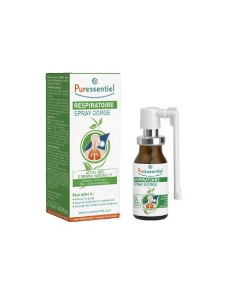 Puressentiel Spray Garganta 4 Aceites Esenciales 15Ml