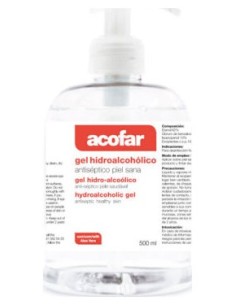 Acofar Gel Hidroalcoholico Manos 500 Ml