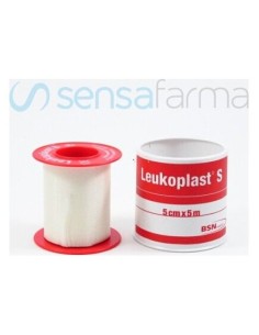 Leukoplast Esparadrapo Color Blanco 5Mx5Cm 1Ud