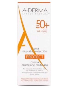 A-Derma Crema Fotoprotectora Spf50 Para Pieles Normales Y...