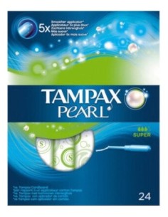 Tampones Tampax Pearl Super 24 Unidades