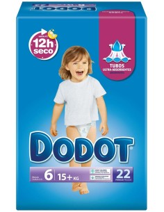 Dodot Pañal Pack Semana T-6 17-28Kg 22Uds