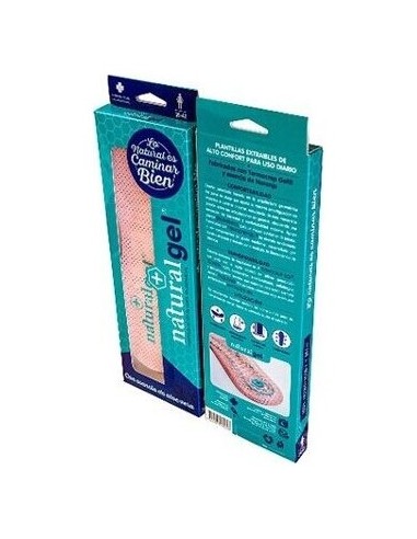 Naturalgel Plantilla Gel 35-38 Con Esencia Aloe...