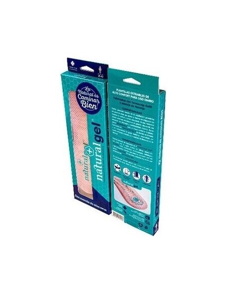 Naturalgel Plantilla Gel 35-38 Con Esencia Aloe Vera