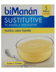 Bimanán® Sustitutive Batido Vainilla 55G 6 Sobres