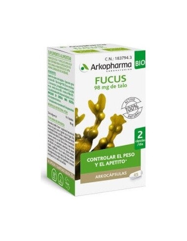 Arkocapsulas Fucus 45 Caps