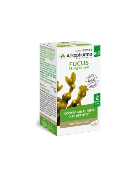 Arkocapsulas Fucus 45 Caps