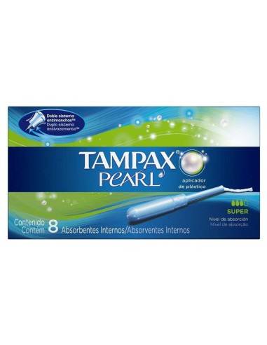 Tampon Tampax Pearl Super 8Uni