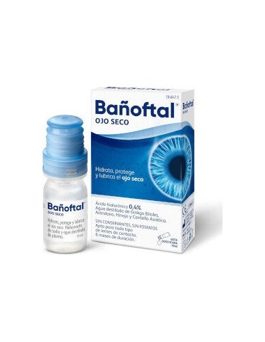 Bañoftal Multidosis Ojo Seco 0,4% 10Ml