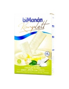 Bimanan Komplett Chocolate Blanco Sabor Limon Con Coco 6...