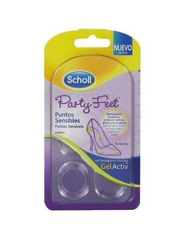 Scholl Gelactiv Puntos Sensibles 6 Unid