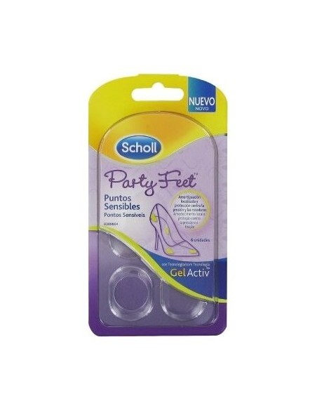 Scholl Gelactiv Puntos Sensibles 6 Unid