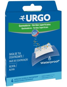 Urgo Quemaduras Waterproof 10X7 Cm 4Apos