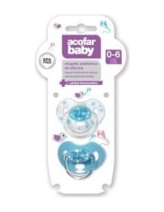 Acofar Acofarbaby Chupete Silicona Piedra 0-6M