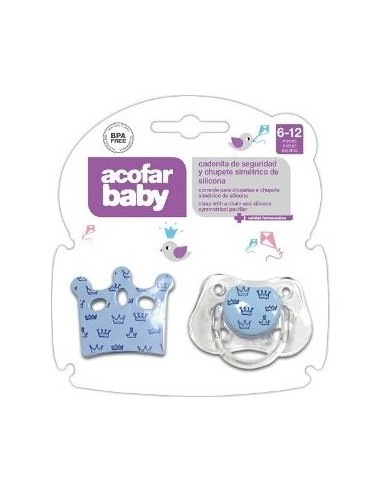 Acofarbaby Cadenita Y Chupete Silicona...