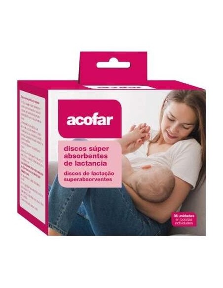 Acofar Acofarbaby Discos Super Absorb Lacta 36U