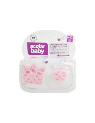 Acofarbaby Cadenita Y Chupete Silicona...