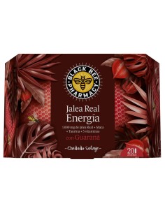 Black Bee Jalea Real Energía Guaraná 20 Ampollas