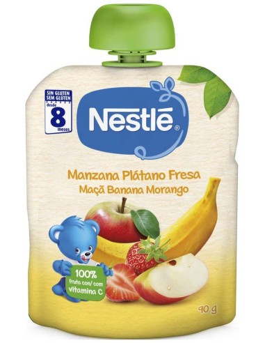 Nestle Bolsita Manzana Platano Fresa