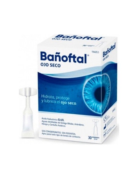 Bañoftal Ojo Seco 0,4% 20 Monod 0,5 Ml