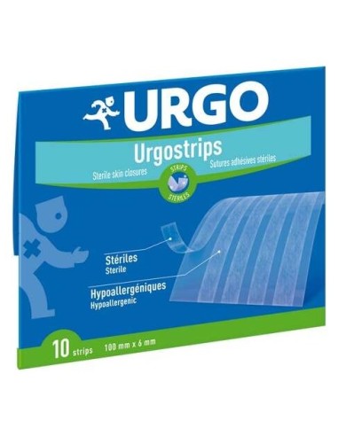 Urgostrips Boite De 10 Sutures Adhsives Striles...