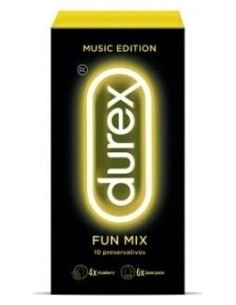 Durex Music Edition Preservativos Fun Mix 10 Preservativos