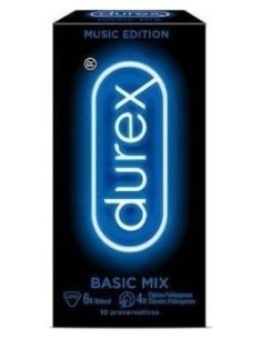 Durex Cond.Music Basic Mix 10 Unidades