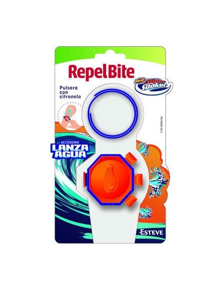 Repel Bite Pulsera Con Citronela Lanza Agua 1Ud