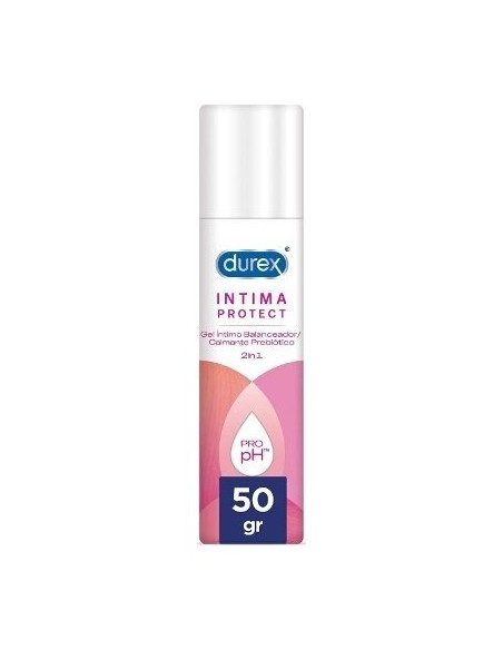 Durex Intima Protect Gel Íntimo Balanceador Prebiótico 2In1 Fórmula Pro-Ph 50Ml