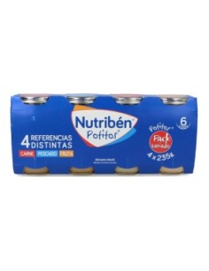 Nutriben Potitos Pack 4U Variadas 4X235G