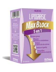 Chiesi Lipograsil Maxblock 5 En 1 120Caps